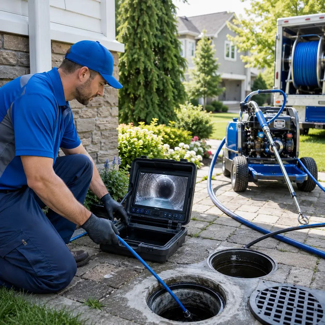 Outdoor drain cleaning professionals serving Upland, CA